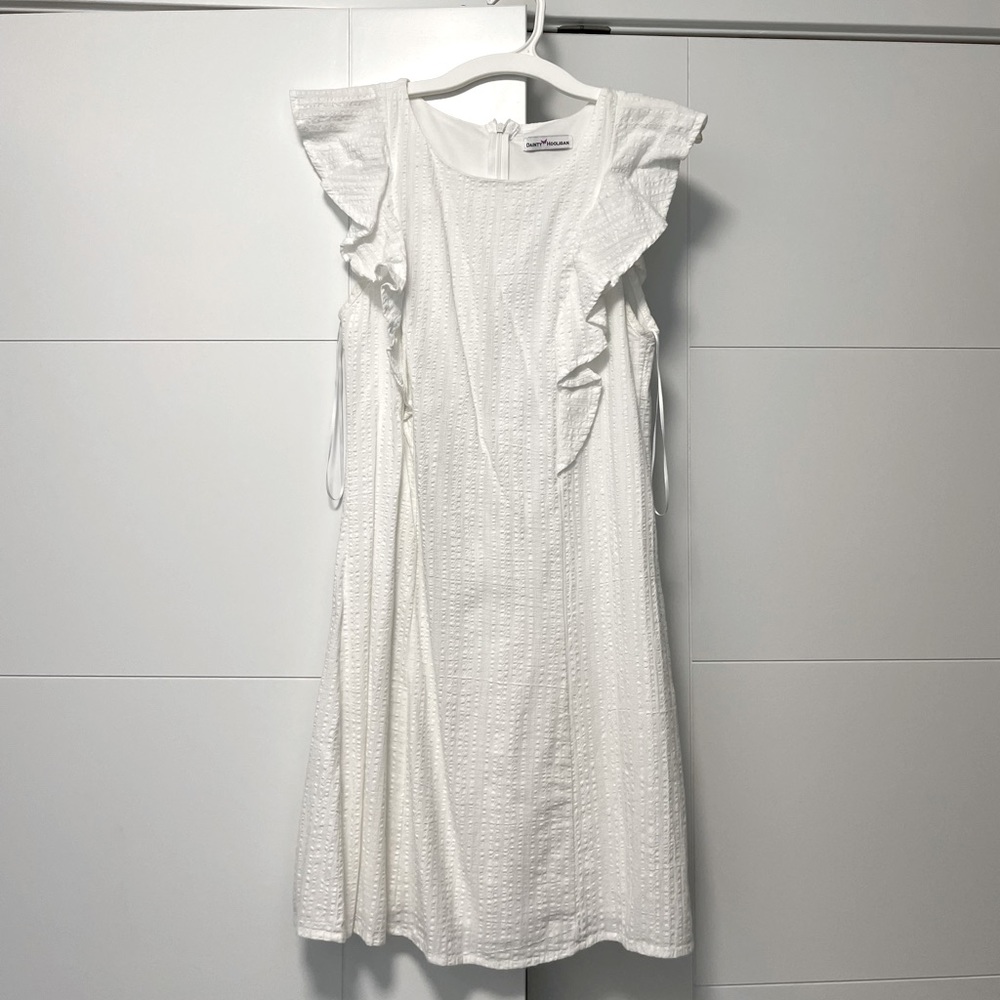 Ruffle sleeve dress